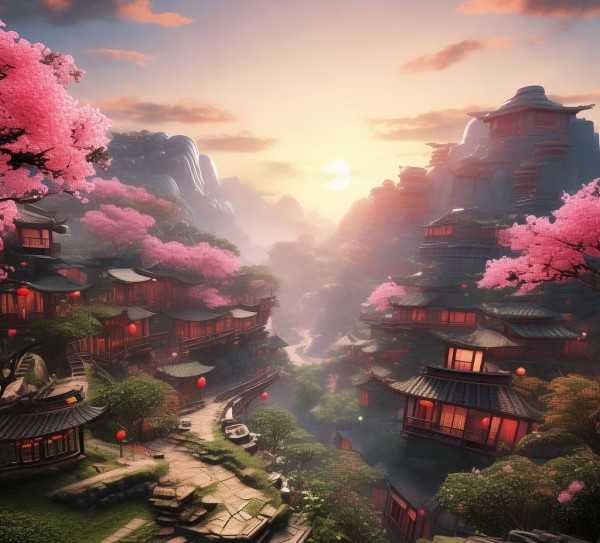 桃花源记，时空穿越下的理想田园