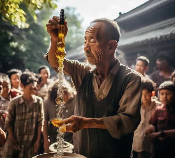 卖油翁，技艺传承与人生智慧之寓言,卖油翁，技艺传承与人生哲理的深刻寓言,智慧,第1张
