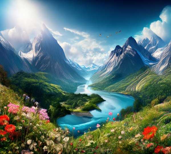 自然之韵，生命的诗篇画卷,大自然的诗篇—描绘生命的壮丽画卷,复苏,第1张