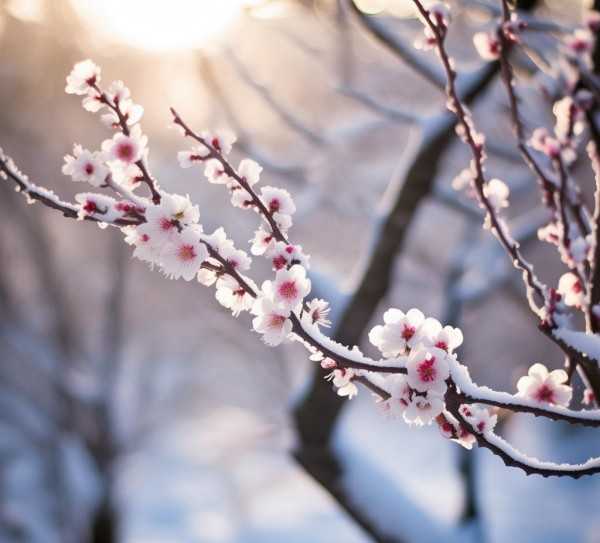 寒梅傲骨映春华——梅花风韵,寒梅傲骨，绽放春光—梅花之美,春华,第1张