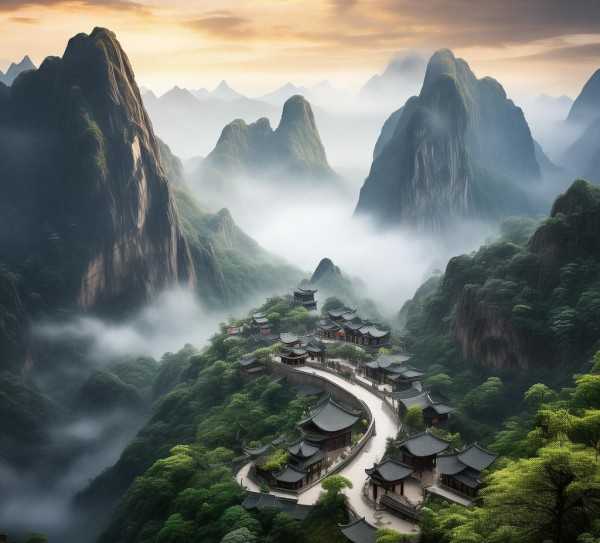 蜀道难，古韵诗篇中的壮美山川画卷,蜀道难，古韵诗篇与壮美山川的交,李白,第1张