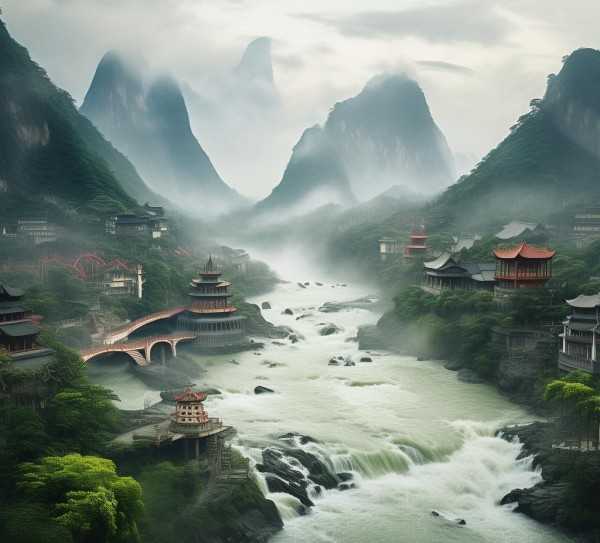 三峡，自然与人文奇观的原文赏析与翻译之旅,三峡原文赏析与翻译，跨越的自然与人文奇观,自然,古典文学,第1张