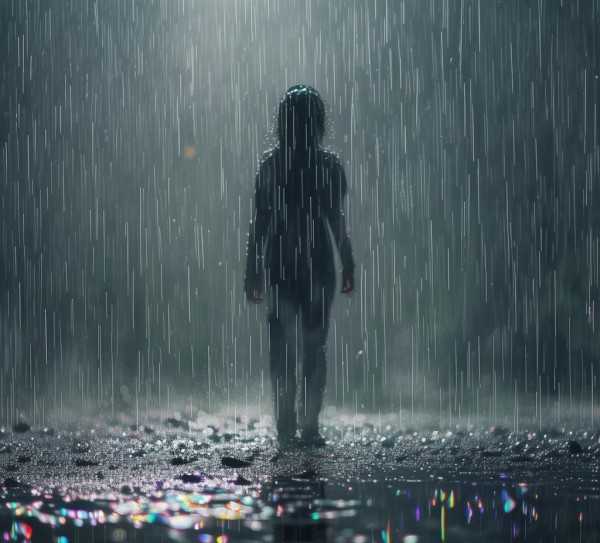 雨中诗意瞬间，倾盆大雨下的美丽瞬间
