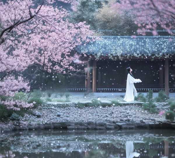 桃花诗意，古韵中的浪漫情怀
