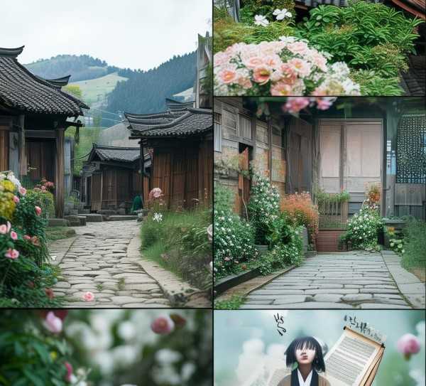 漫步游村，诗意田园，古典诗词韵味浓