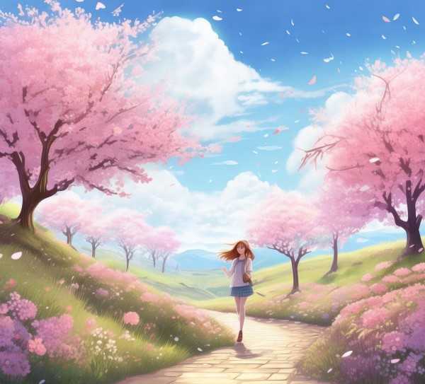 春风轻拂，诗意盎然的描绘之句