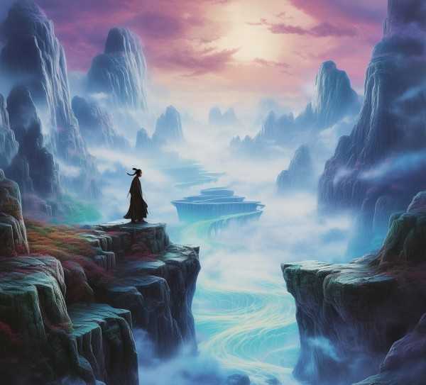 李白梦游天姥吟留别中的奇幻仙境与依依不舍的离别之情,梦游天姥吟留别，李白诗歌中的奇幻之旅与深情告别,李白,第1张