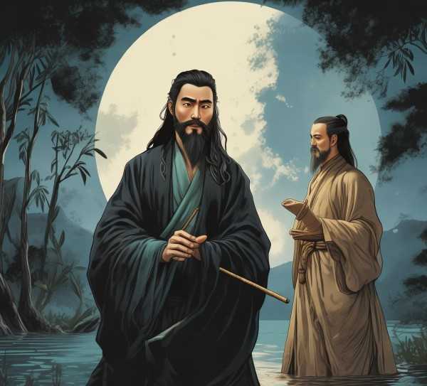 千古诗缘，月下李白与王昌龄的邂逅