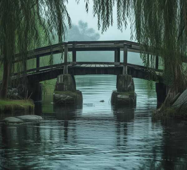 柳桥诗韵，探寻歌词中的诗意画卷