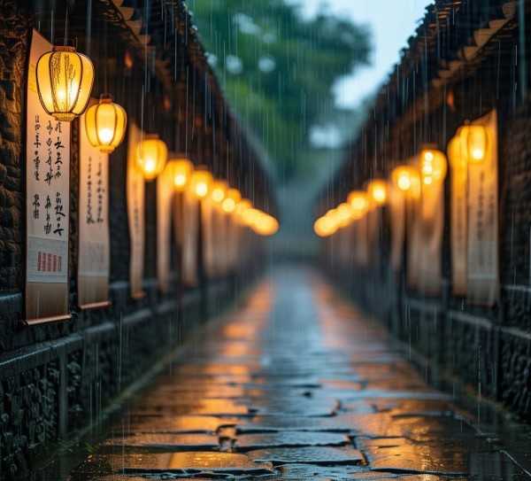 雨中拾韵，古风今韵名句精选