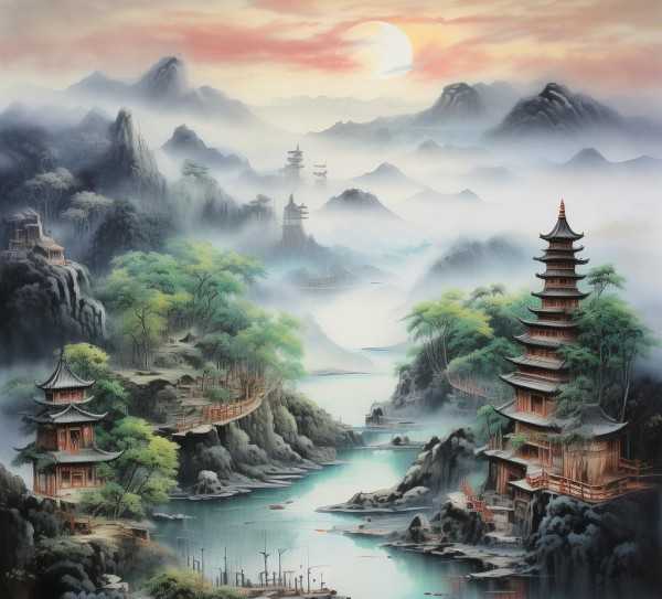 穿越千年的山水情韵，名句中的山水情怀