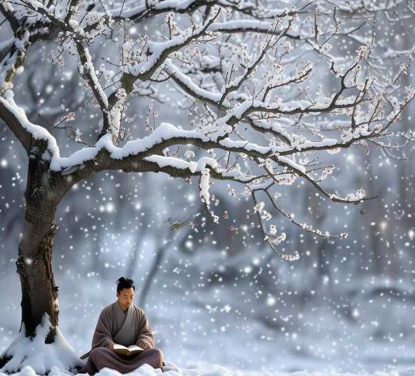 冬日诗韵，寒雪梅香中的古韵风华,寒雪梅香，品味冬天里的诗词名句之美,诗意,温暖,思乡,第1张