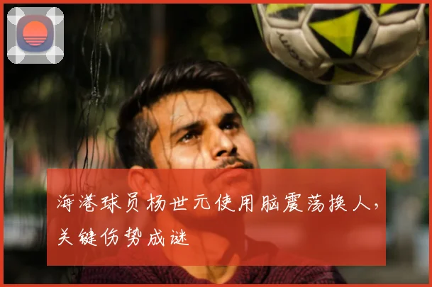 海港球员杨世元使用脑震荡换人,关键伤势成谜